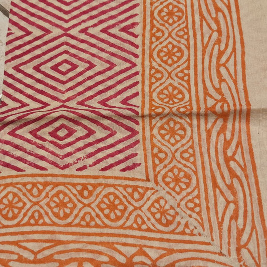 SCIARPA cotone - Pareo indiano artigianale - CHANDRA