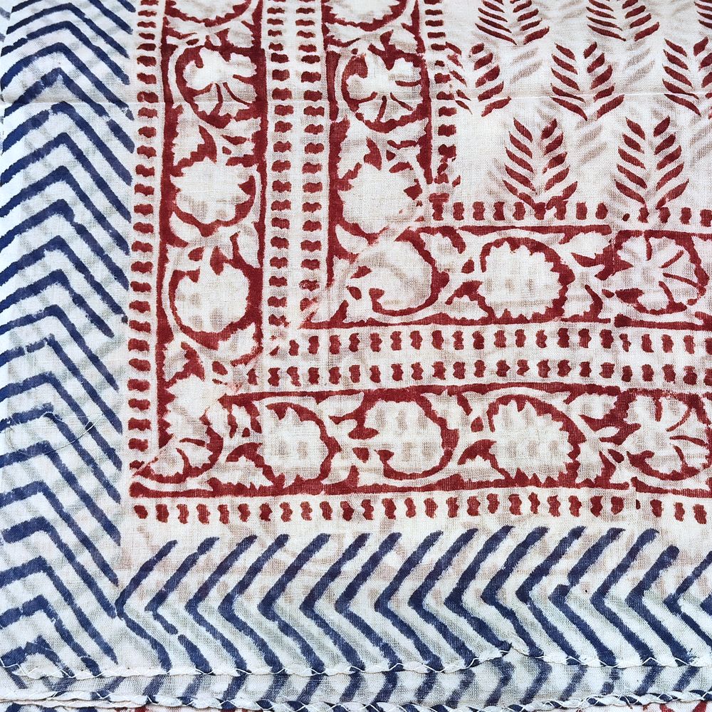 SCIARPA cotone - Pareo indiano artigianale - ISHAAN