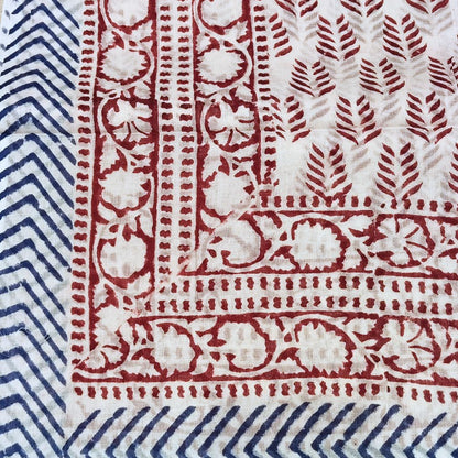 SCIARPA cotone - Pareo indiano artigianale - ISHAAN
