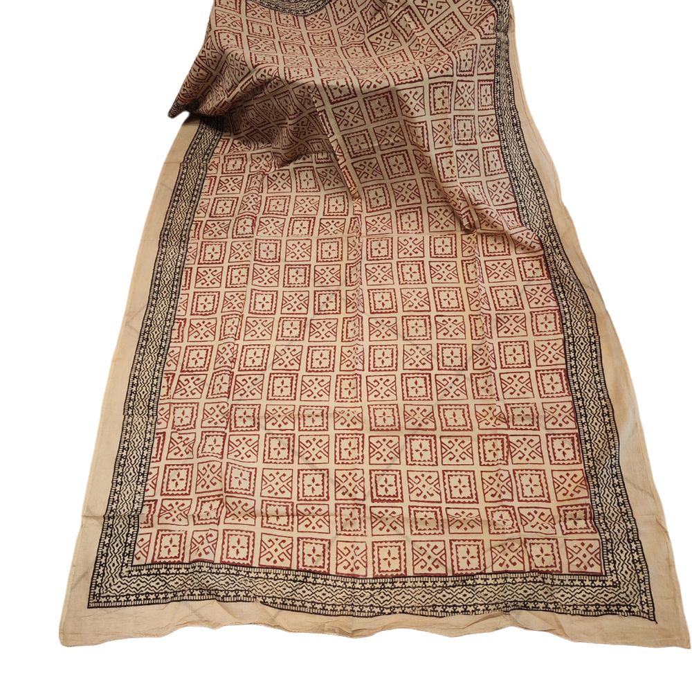 SCIARPA cotone - Pareo indiano artigianale - SQUARE