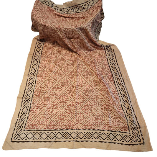 SCIARPA cotone - Pareo indiano artigianale - RURA