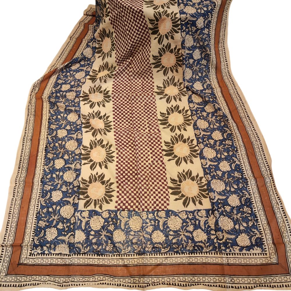 SCIARPA cotone - Pareo indiano artigianale - VEDIKA