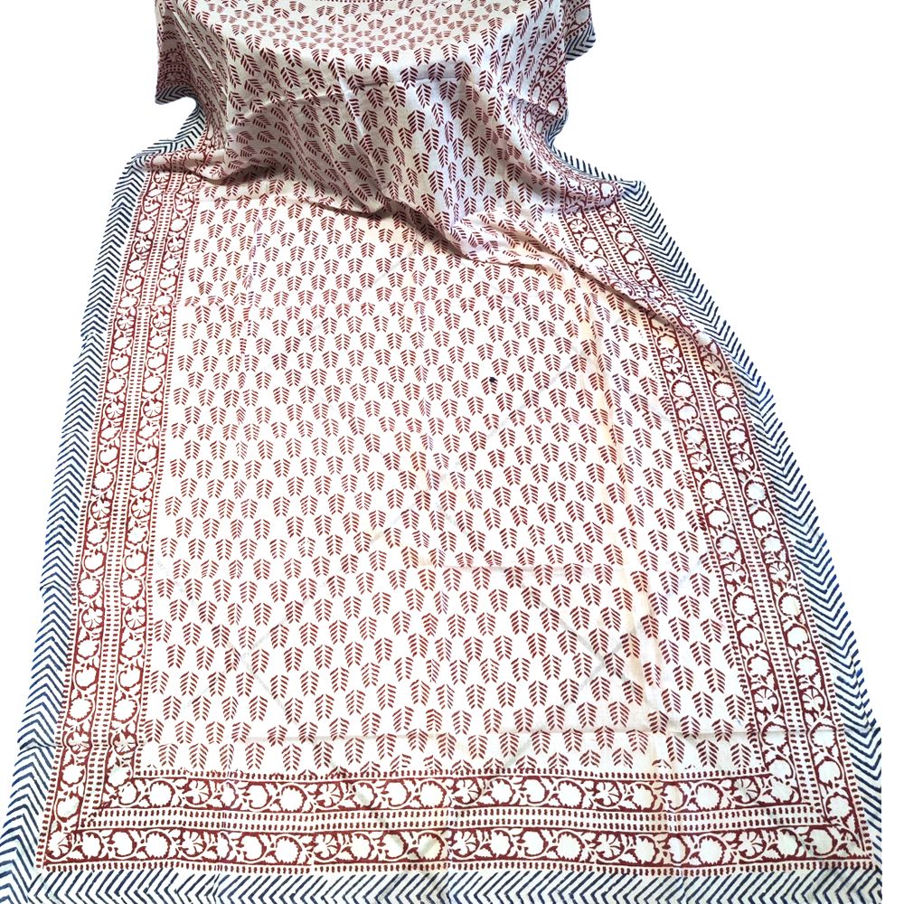 SCIARPA cotone - Pareo indiano artigianale - ISHAAN