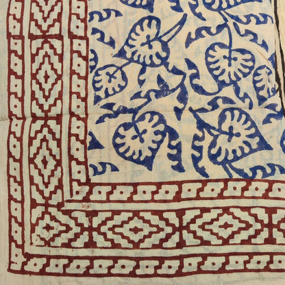 SCIARPA PAREO - Sarong  in 100% cotone artigianale - PIQUE - blue rosso