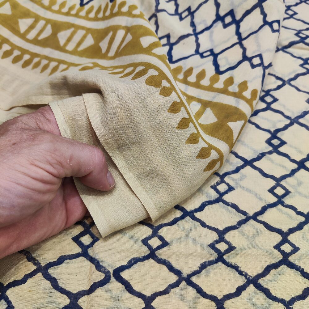 SCHAL Baumwolle - Indisches handgemachtes Pareo - ROMB