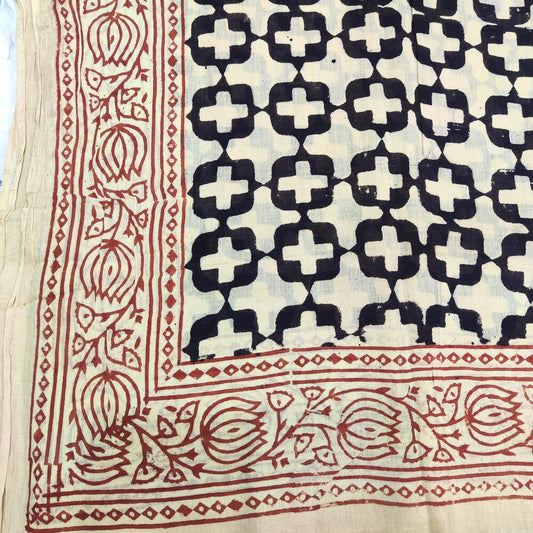 SCIARPA cotone - Pareo indiano artigianale - CROSS