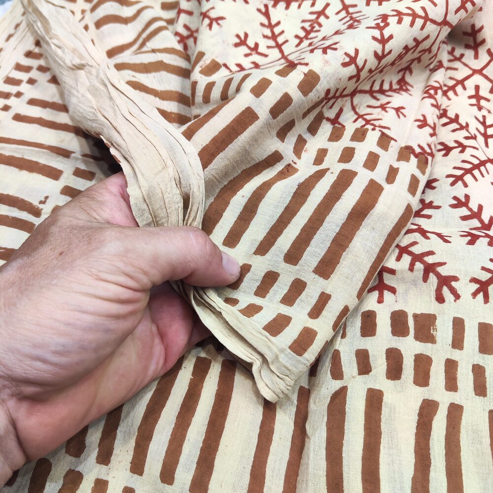 SCIARPA cotone - Pareo indiano artigianale - ICE – immagine6