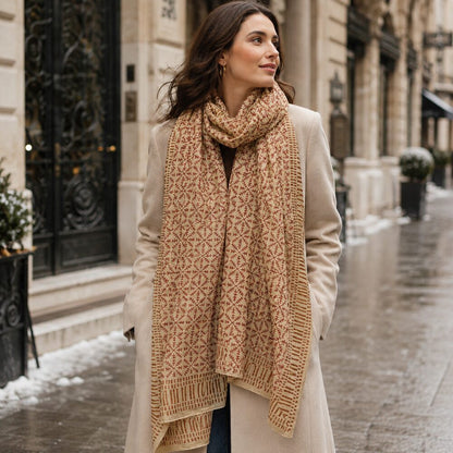 SCIARPA cotone - Pareo indiano artigianale - ICE – immagine1