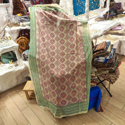 SCIARPA cotone - Pareo indiano artigianale - METRIC – immagine6