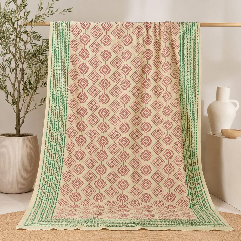 SCIARPA cotone - Pareo indiano artigianale - METRIC – immagine3