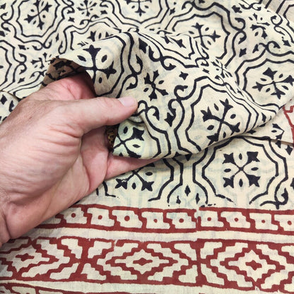 SCIARPA cotone - Pareo indiano artigianale - MALTA – immagine5