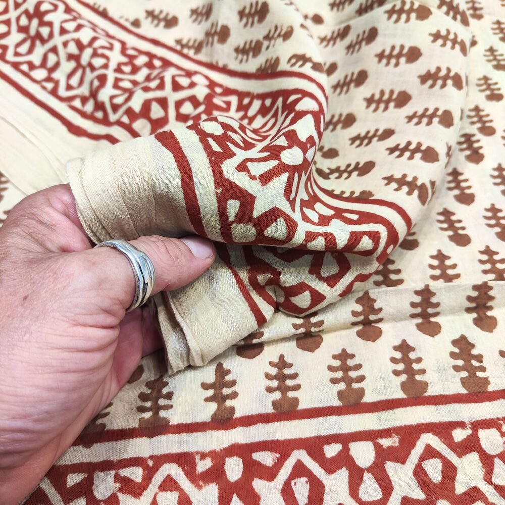 SCIARPA cotone - Pareo indiano artigianale - TUMI