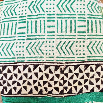 Pareo - Sarong in 100% cotone artigianale - DANA – verde