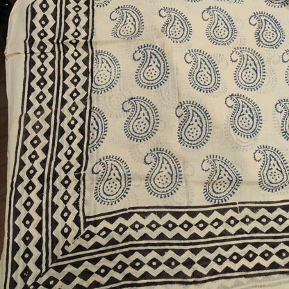 Pareo - Sarong etnico in 100% cotone artigianale PEACOCK – decorazione del bordo