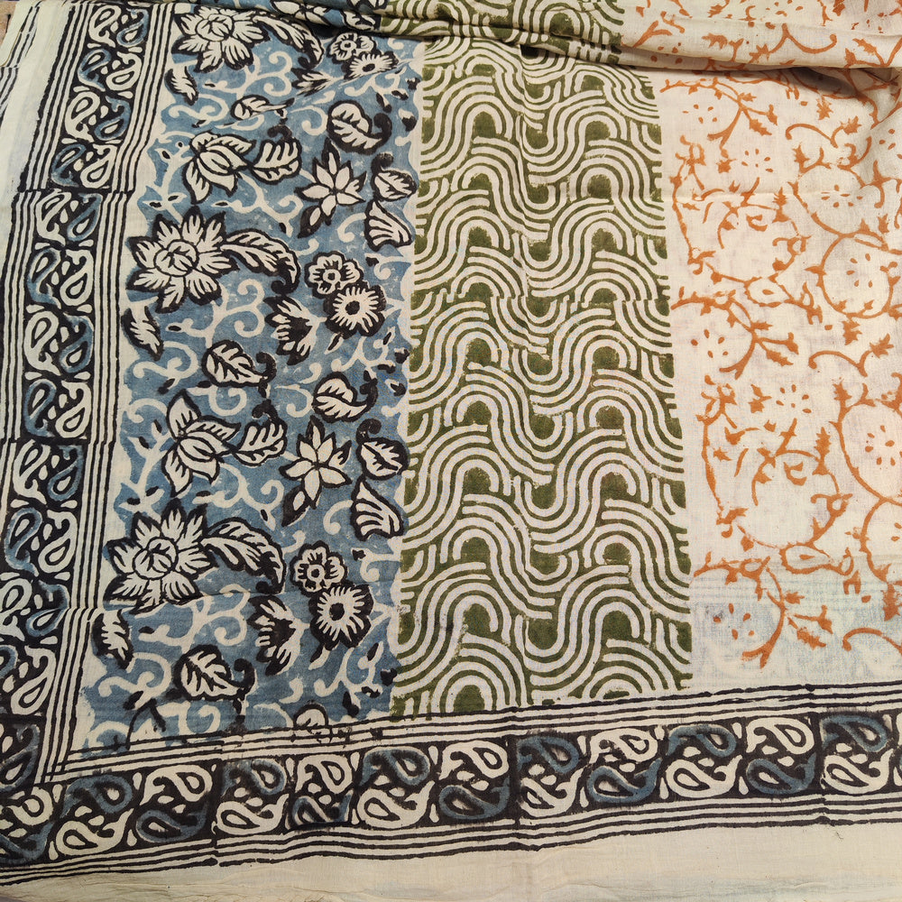 SCIARPA cotone - Pareo artigianale - copri tutto - FLOR