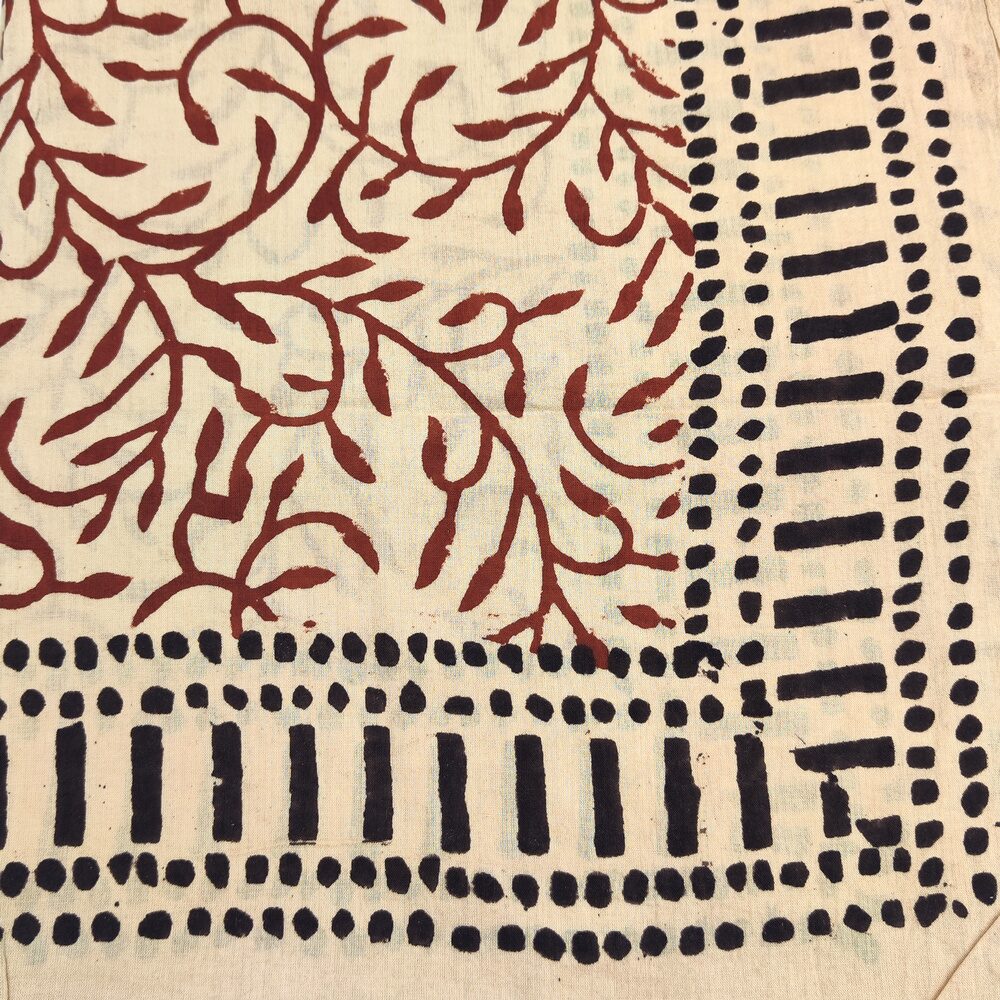 SCIARPA cotone - Pareo indiano artigianale - ZUBIN – immagine 4