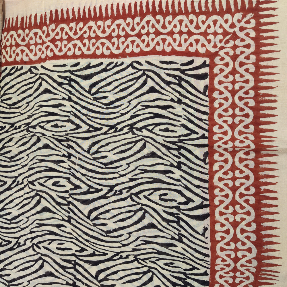 SCIARPA cotone - Pareo indiano artigianale - TIMPAI rosso