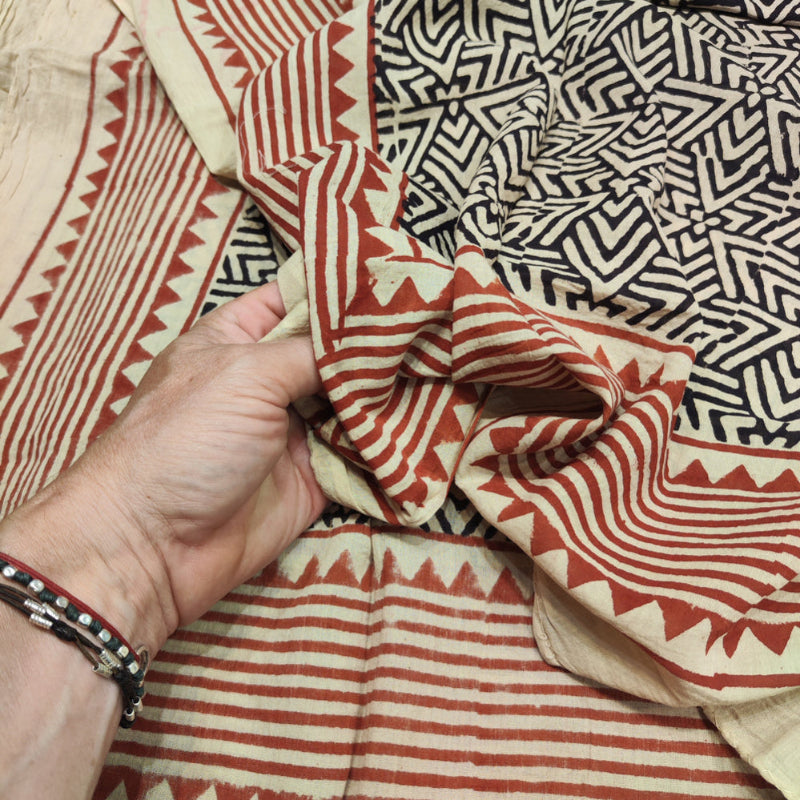 SCIARPA cotone - Pareo indiano artigianale - RIA