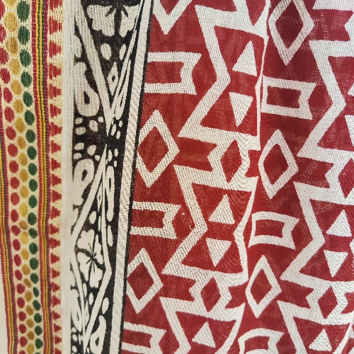 Pareo - Sciarpa artigianale in cotone -Telo da mare - GEPO