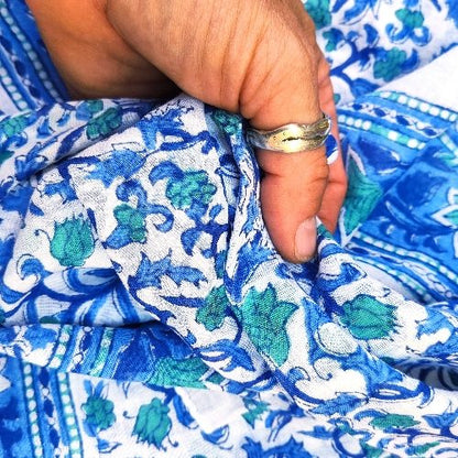 Pareo Loita bianco e blu
