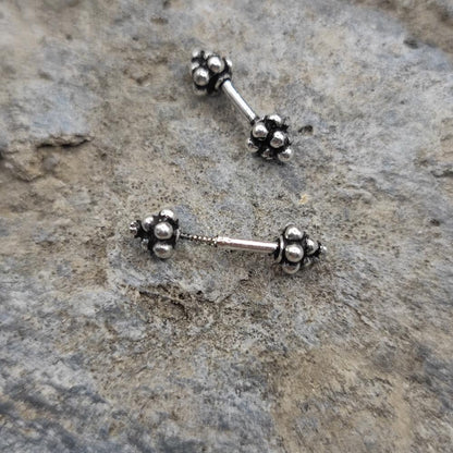 Piercing etnico in argento 925 - HAMPI