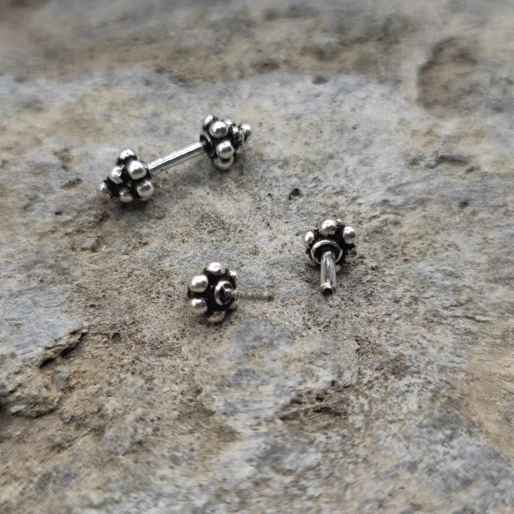Piercing etnico in argento 925 - HAMPI