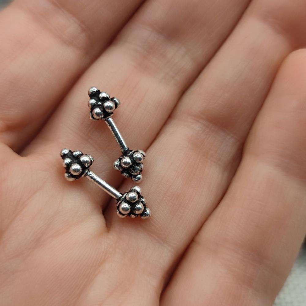 Piercing etnico in argento 925 - HAMPI