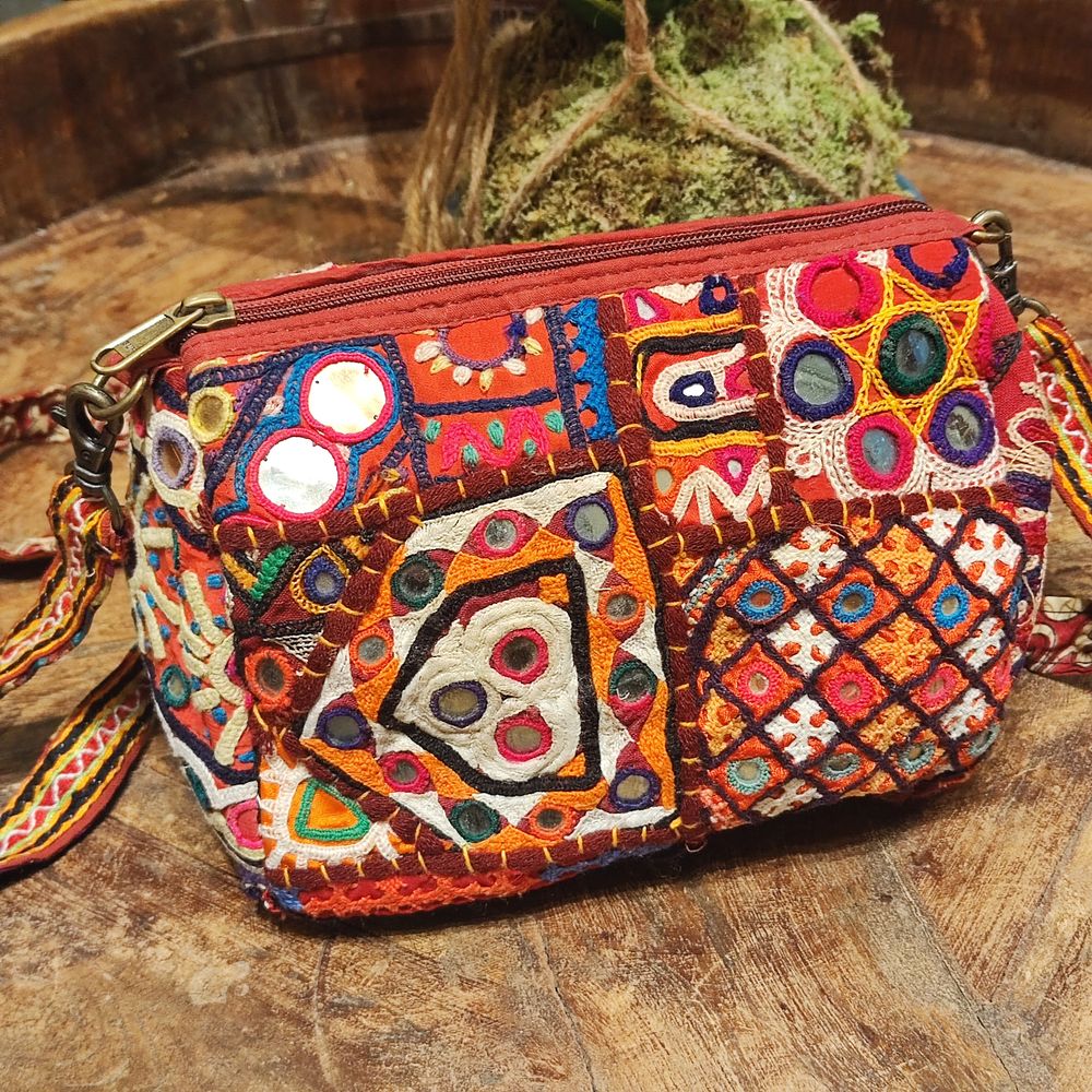Borsetta RABARi KHA multiuso - pochette / tracolla / beauty case / astuccio Vintage