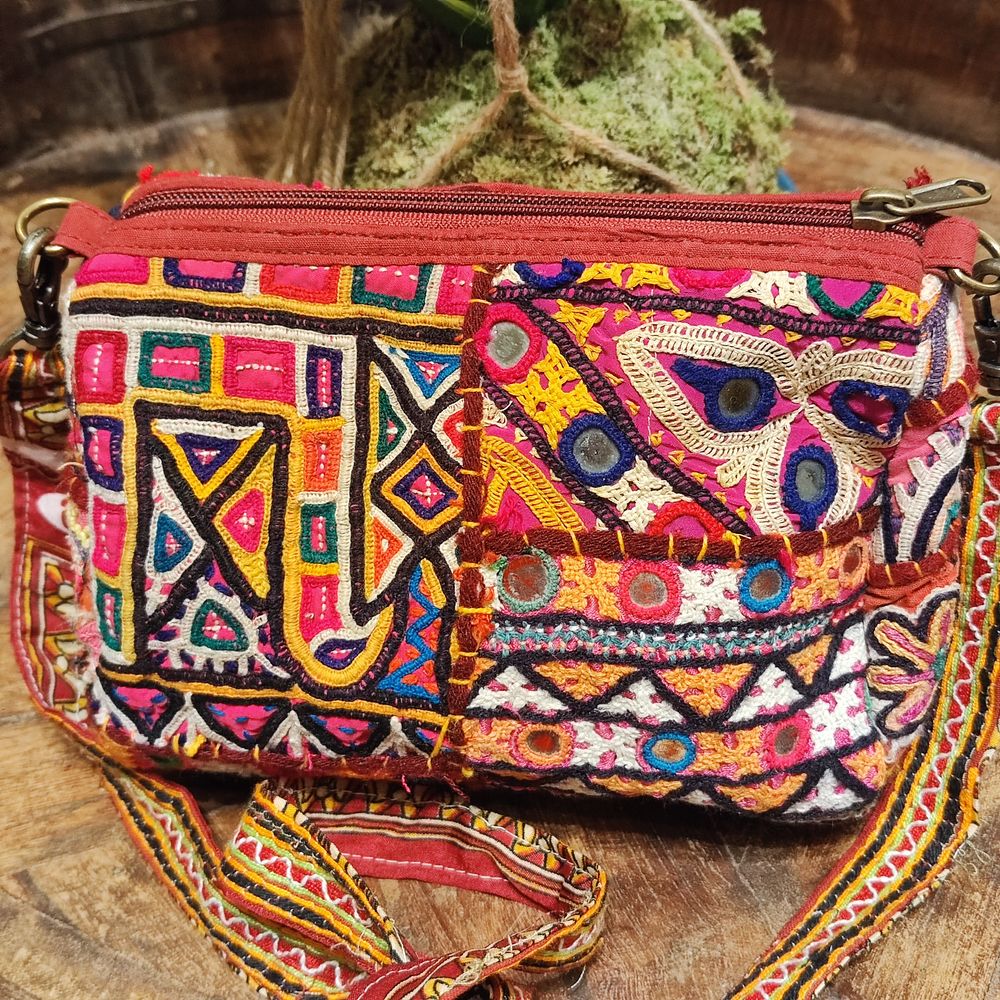 Borsetta RABARi KHA multiuso - pochette / tracolla / beauty case / astuccio Vintage – immagine2