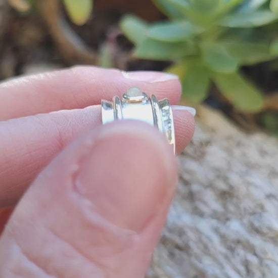 ANELLO antistress a fascia in argento 925 - PAGARA