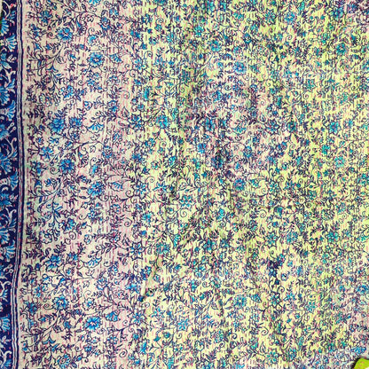 Sciarpa KANTHA con tessuti vintage misto seta ricamo - MAREA – retro