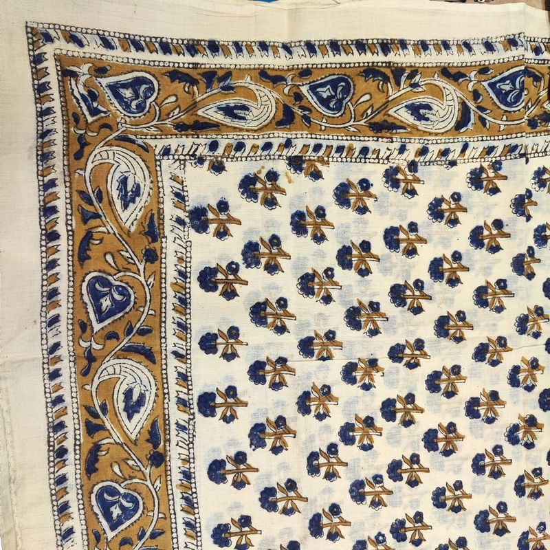 SCIARPA cotone - Pareo indiano artigianale - VIOLA