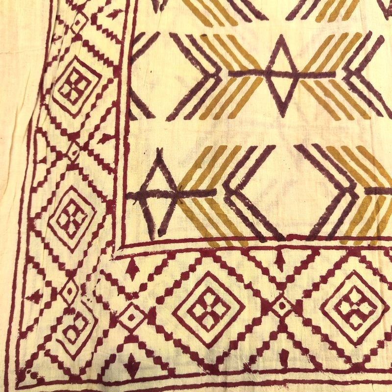 SCIARPA cotone - Pareo indiano artigianale - ARROW