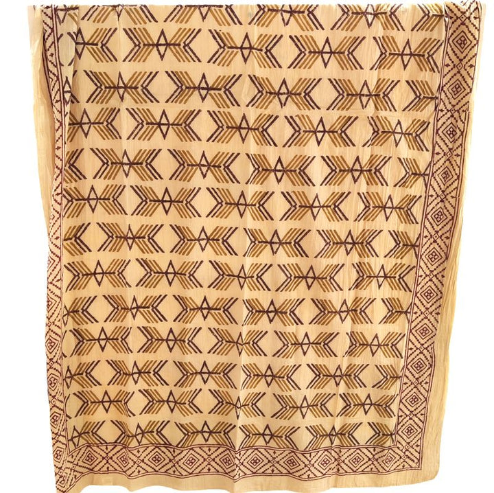 SCIARPA cotone - Pareo indiano artigianale - ARROW