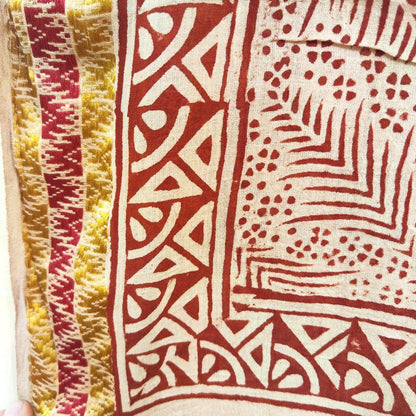 SCIARPA cotone - Pareo artigianale - copri tutto- ACHA – rosso