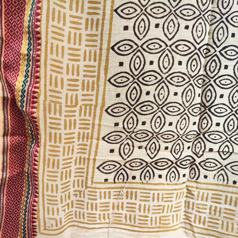 SCIARPA cotone - Pareo artigianale -copri tutto- KLEE