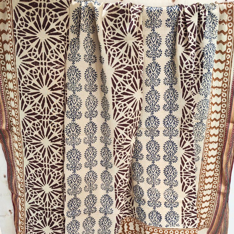 SCIARPA cotone - Pareo artigianale -copri tutto- NEMA – nero