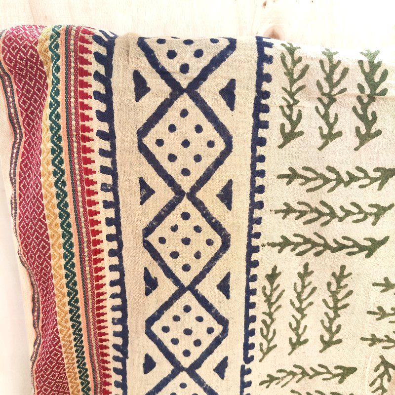 SCIARPA cotone - Pareo artigianale -copri tutto- CROP