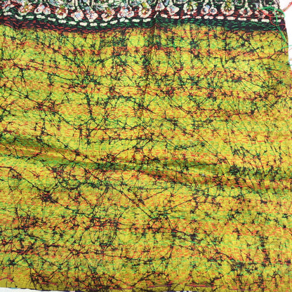 Sciarpa KANTHA con tessuti vintage misto seta ricamo - ALAN