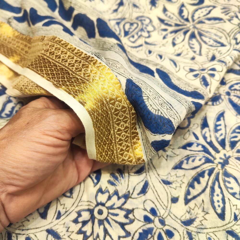Pareo - Sarong aus 100 % handgefertigter Baumwolle - BLUM