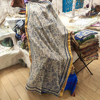 Pareo - Sarong aus 100 % handgefertigter Baumwolle - BLUM