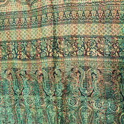 Sciarpa KANTHA con tessuti vintage misto seta ricamo - DAPPA