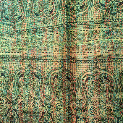 Sciarpa KANTHA con tessuti vintage misto seta ricamo - DAPPA