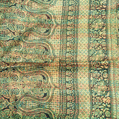Sciarpa KANTHA con tessuti vintage misto seta ricamo - DAPPA