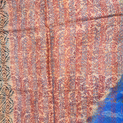 Sciarpa KANTHA con tessuti vintage misto seta ricamo - MING