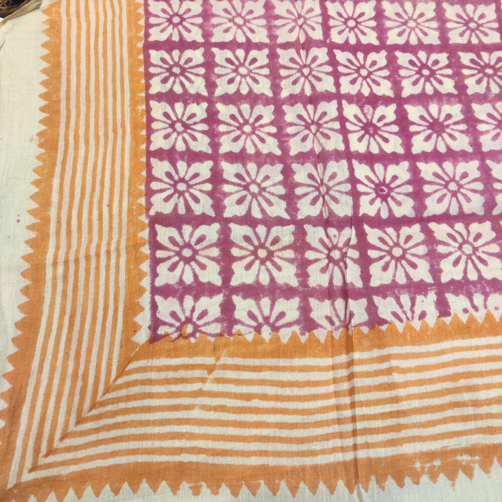 SCIARPA cotone - Pareo indiano artigianale - PINK