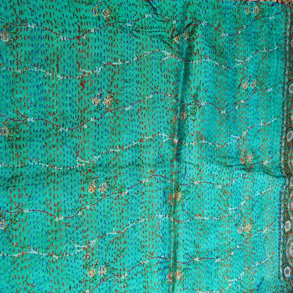 Sciarpa KANTHA con tessuti vintage misto seta ricamo - MEINA