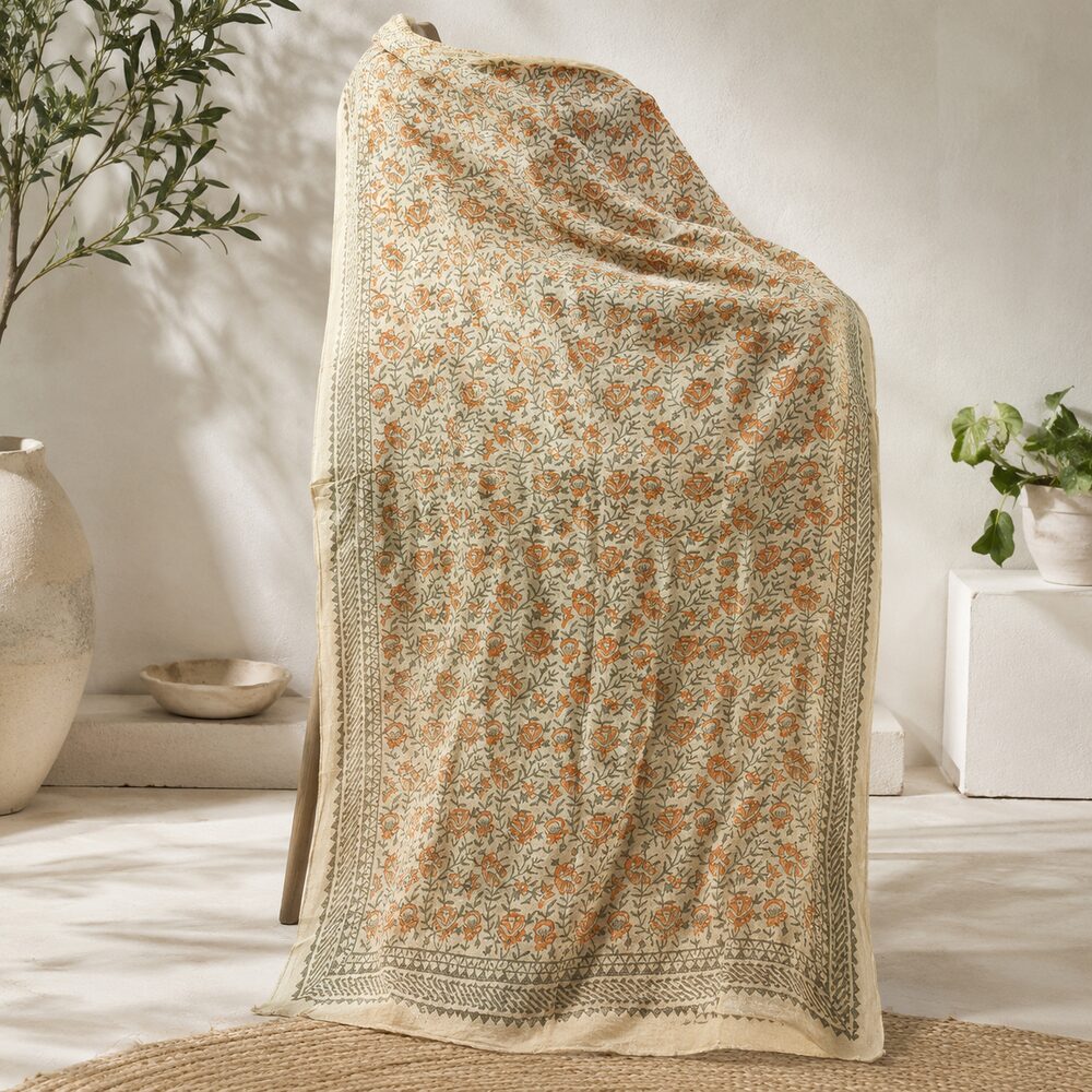 SCARF cotton - Handmade Indian Pareo - VANGOGH