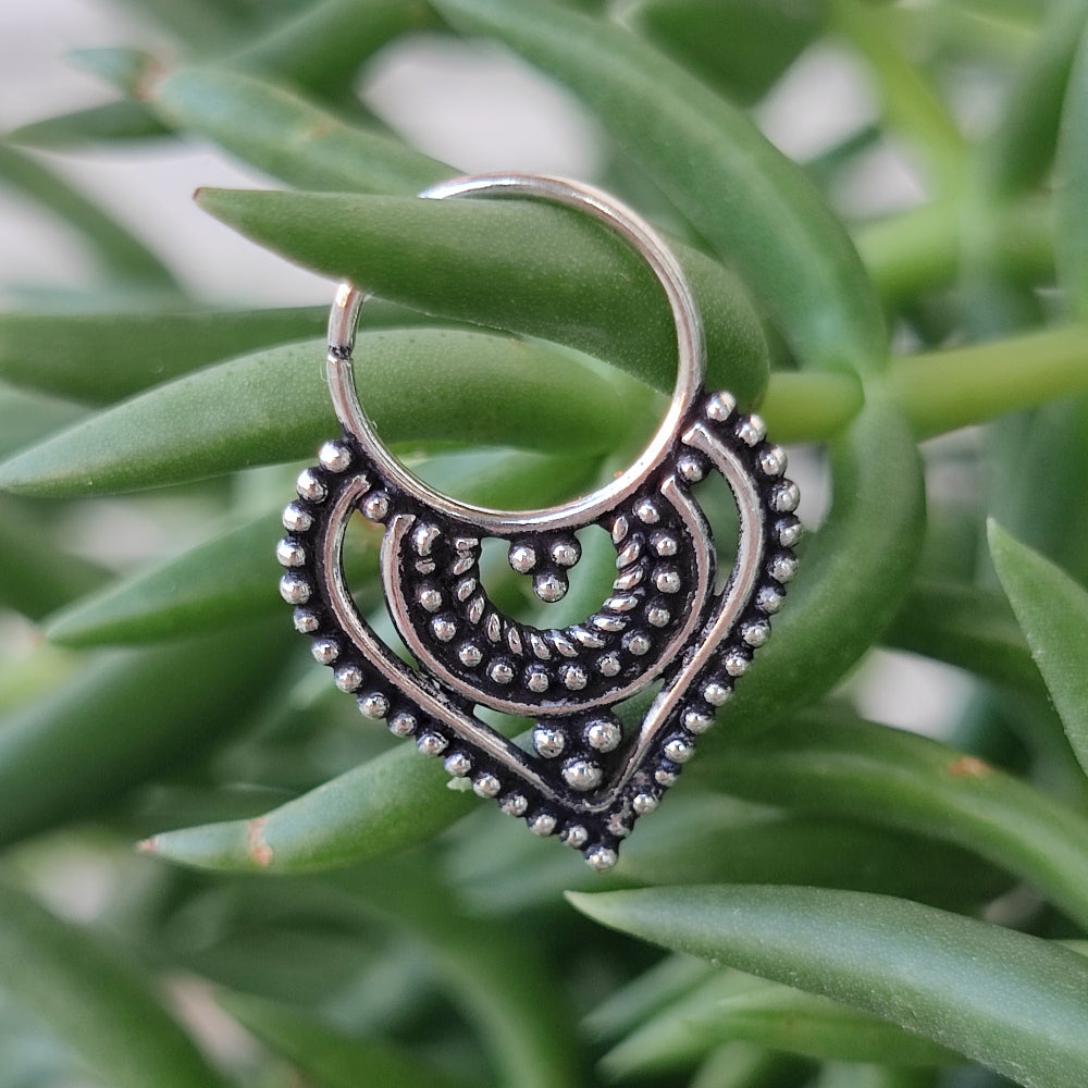 ORECCHINI HEART - SEPTUM in argento 925