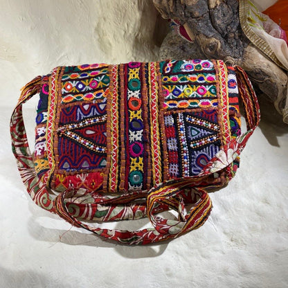 RABARI pochette / tracolla con monete VINTAGE - TANUTA – immagine2